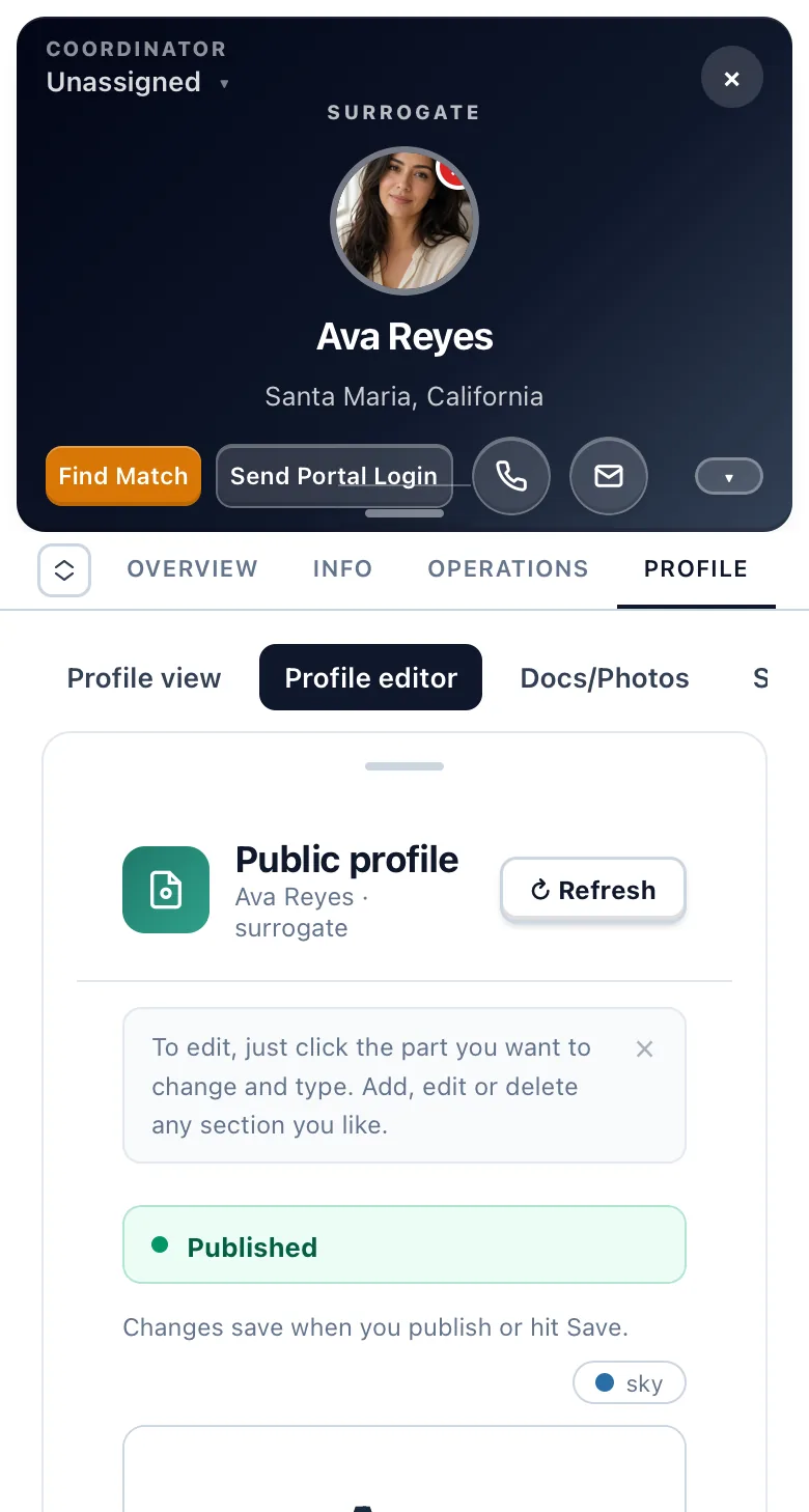 Edit anything, add sections